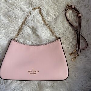 Kate Spade Blush Pink Crossbody with Gold Chain